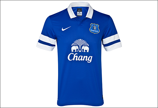auditoría compromiso fax Nike Serve Up 2013/14 Everton Home Kit - SoccerBible