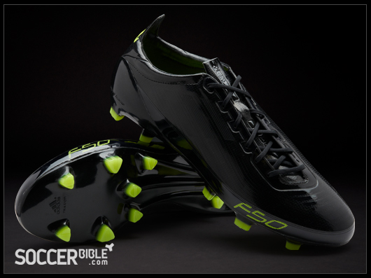 adidas F50 Football Boots - Black/Black/Electricity SoccerBible