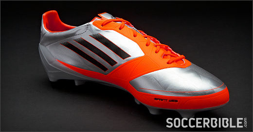 adidas f50 orange and silver