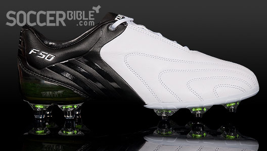 Tænk fremad Troende bestå adidas F50i Tunit Football Boots - Leather Black/White - SoccerBible