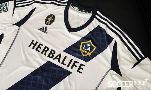 LA Galaxy 2012 Home Replica - adidas Football Shirt - SoccerBible