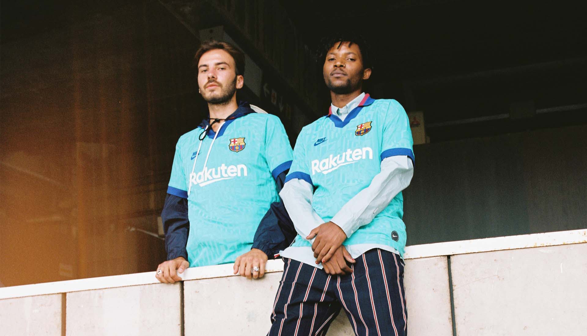 barcelona teal jersey