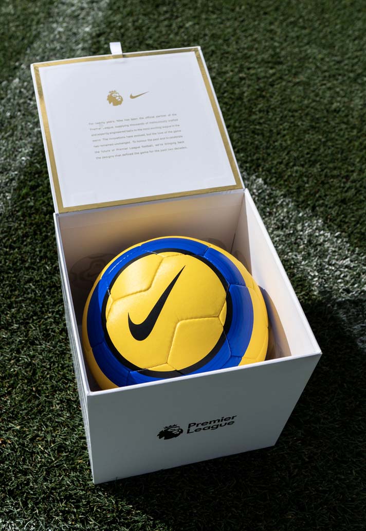 nike merlin ball yellow