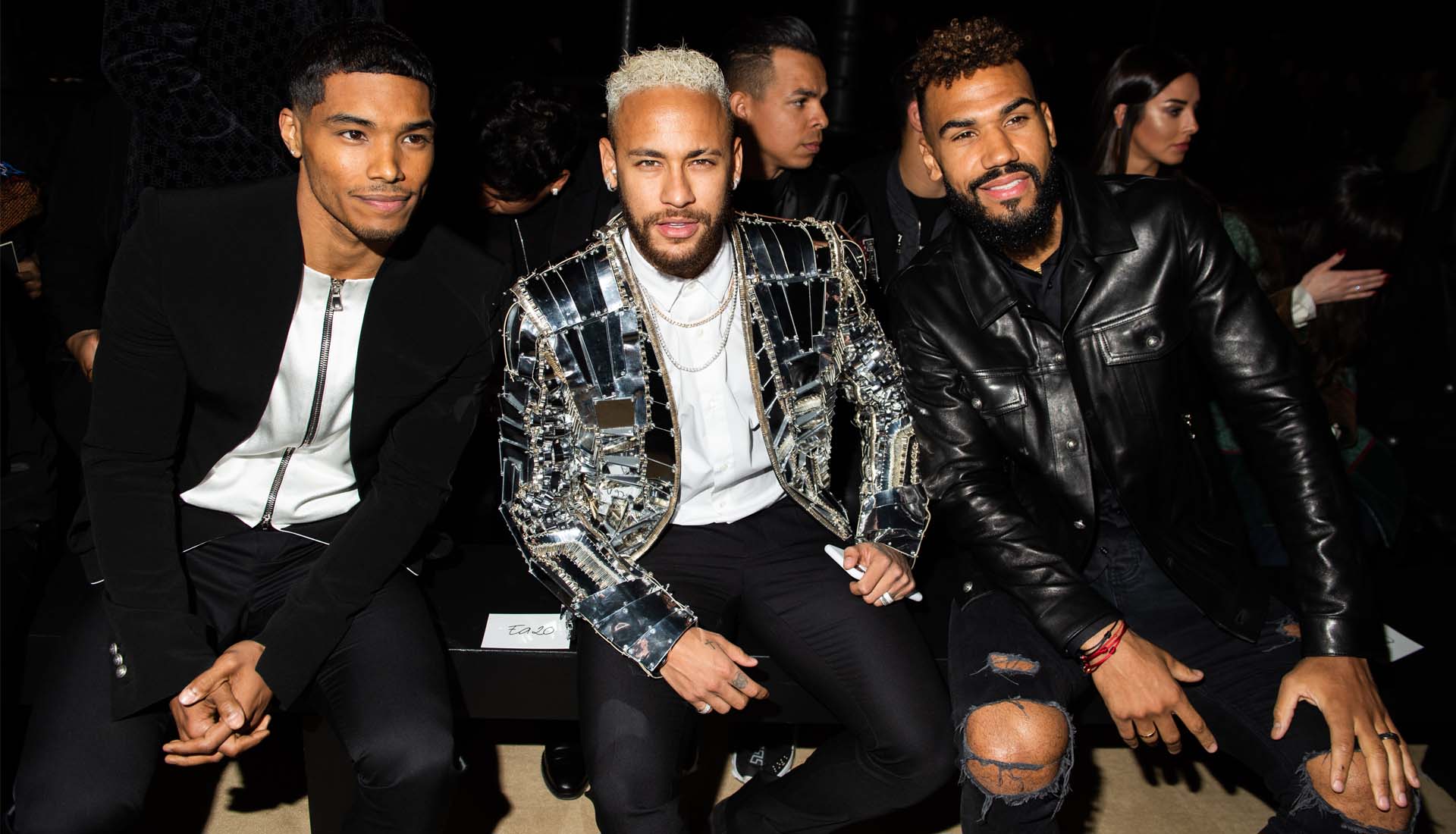 Neymar Attends The Balmain FW20/21 Show At Paris Fashion - SoccerBible