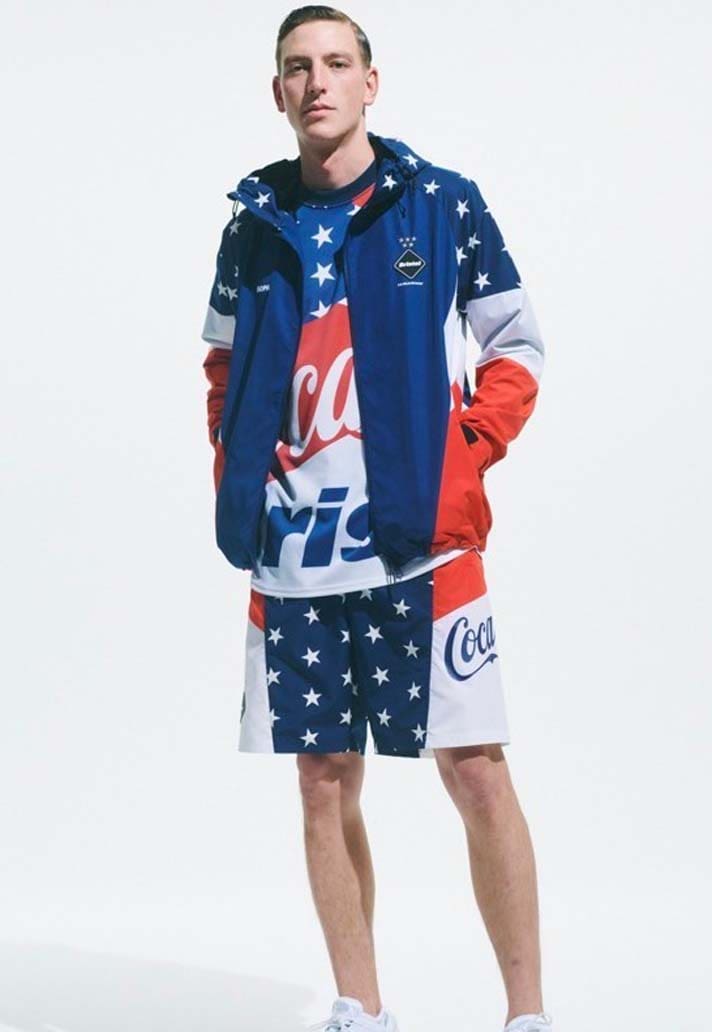 M 新品 FCRB COCA-COLA MULTI PATTERN SHORTSショートパンツ