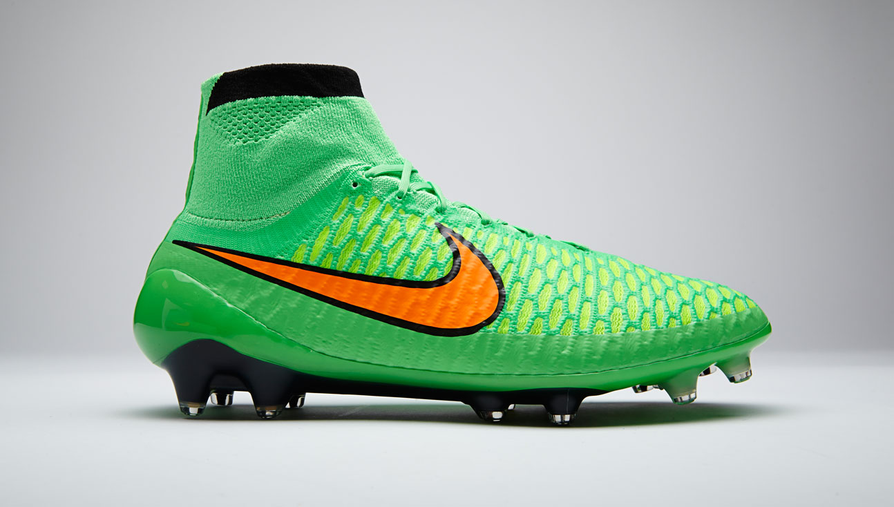 nike magista green and white