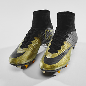 cr7 gold boots