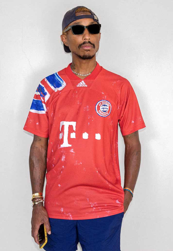 Pharrell Williams has redesigned Arsenal and Manchester United's football  shirts