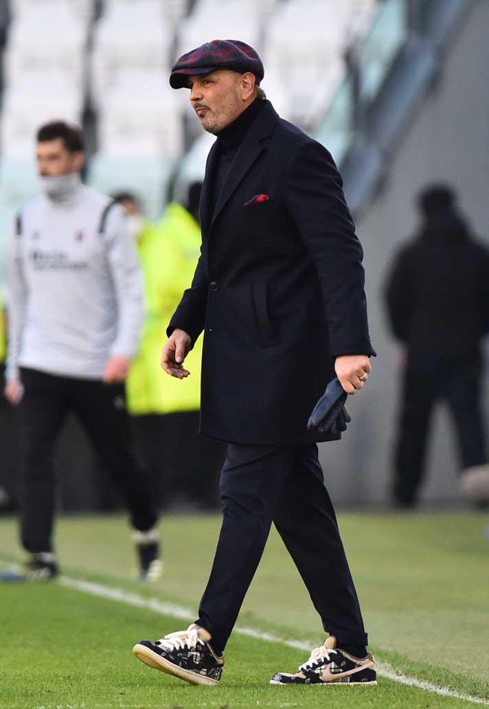 Mihajlovic Prowls The Touchline In Limited Off-White Air Jordan 1