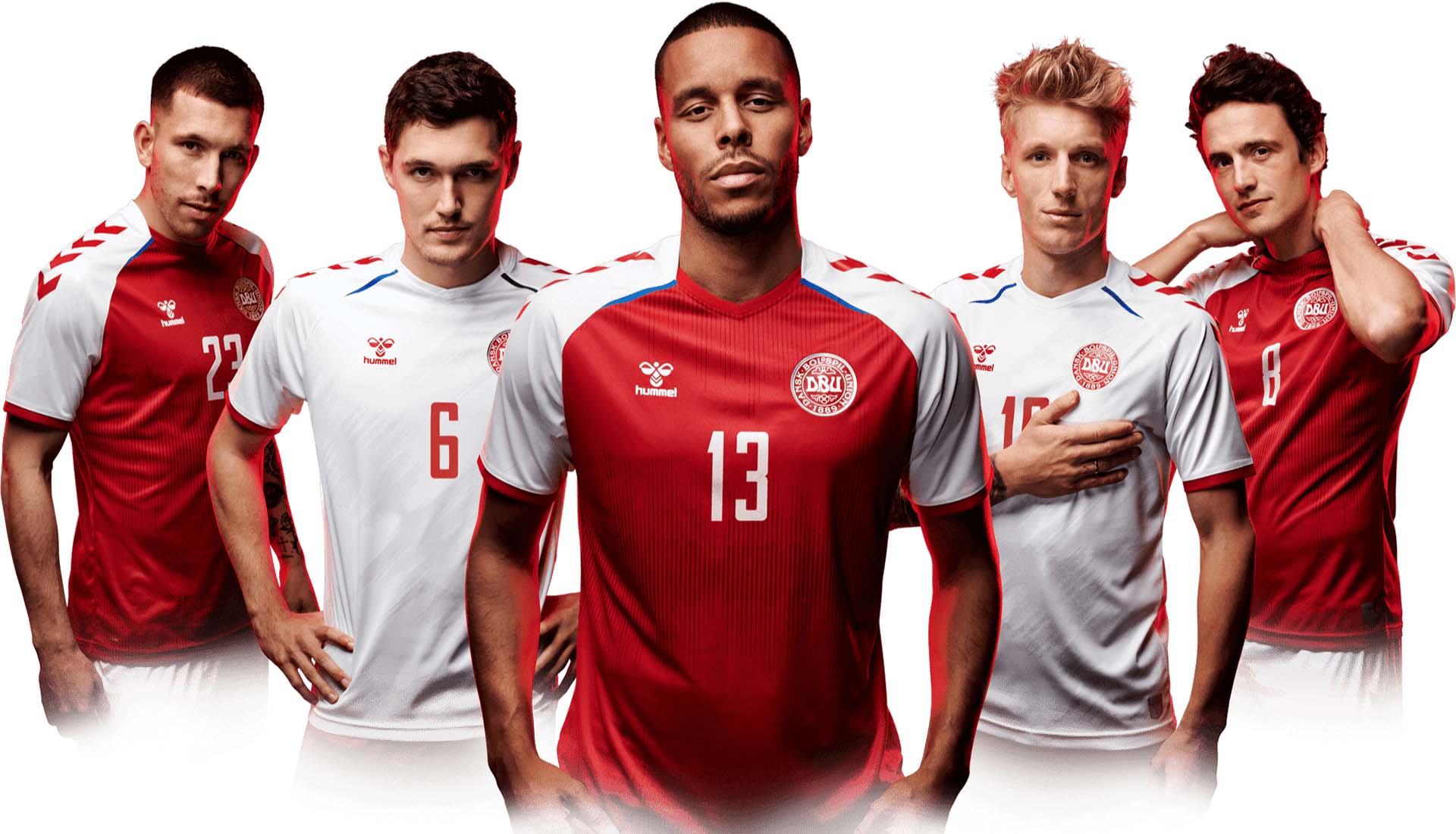 Centrum værst Editor Hummel Unveil Denmark 2021 Home & Away Shirts - SoccerBible