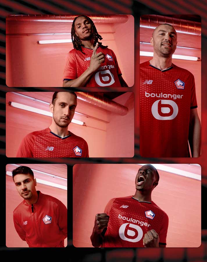 New Balance Launch LOSC Lille 21/22 Home Shirt - SoccerBible