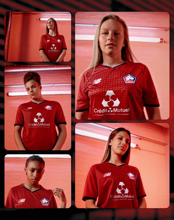 New Balance Launch LOSC Lille 21/22 Home Shirt - SoccerBible