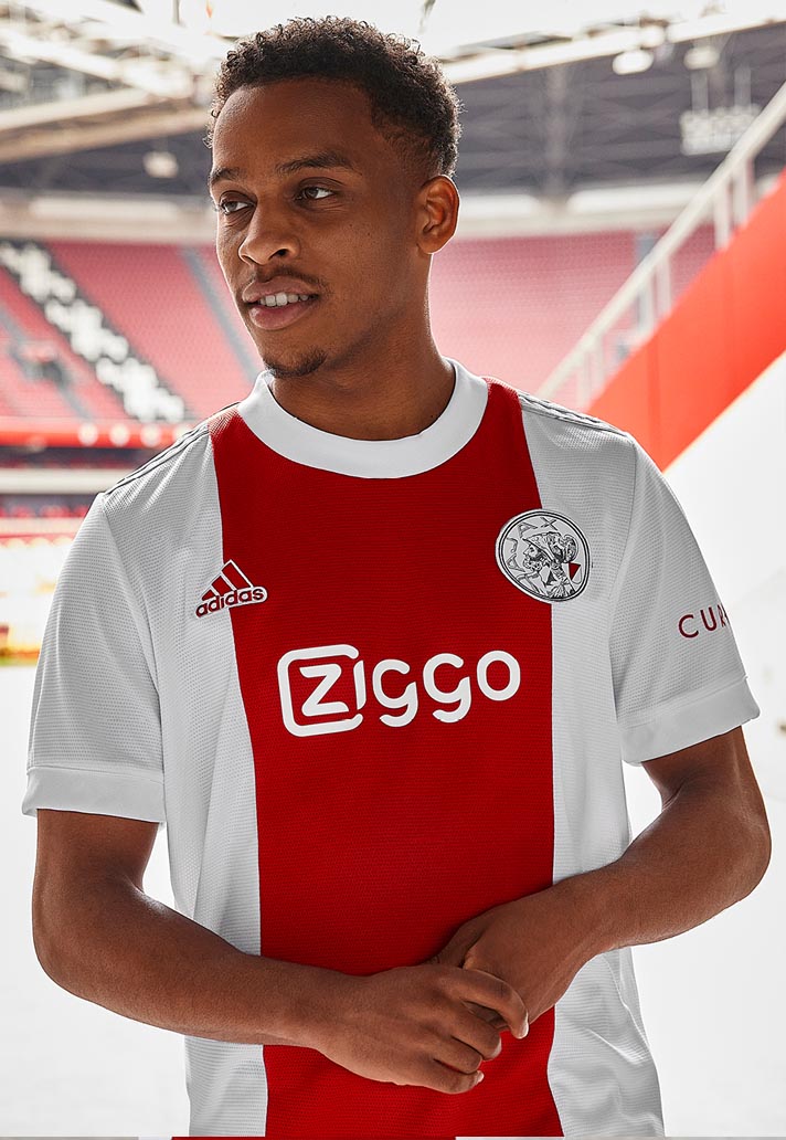 Adidas Launch Ajax 21 22 Home Shirt Sports Wrap [ 1032 x 712 Pixel ]