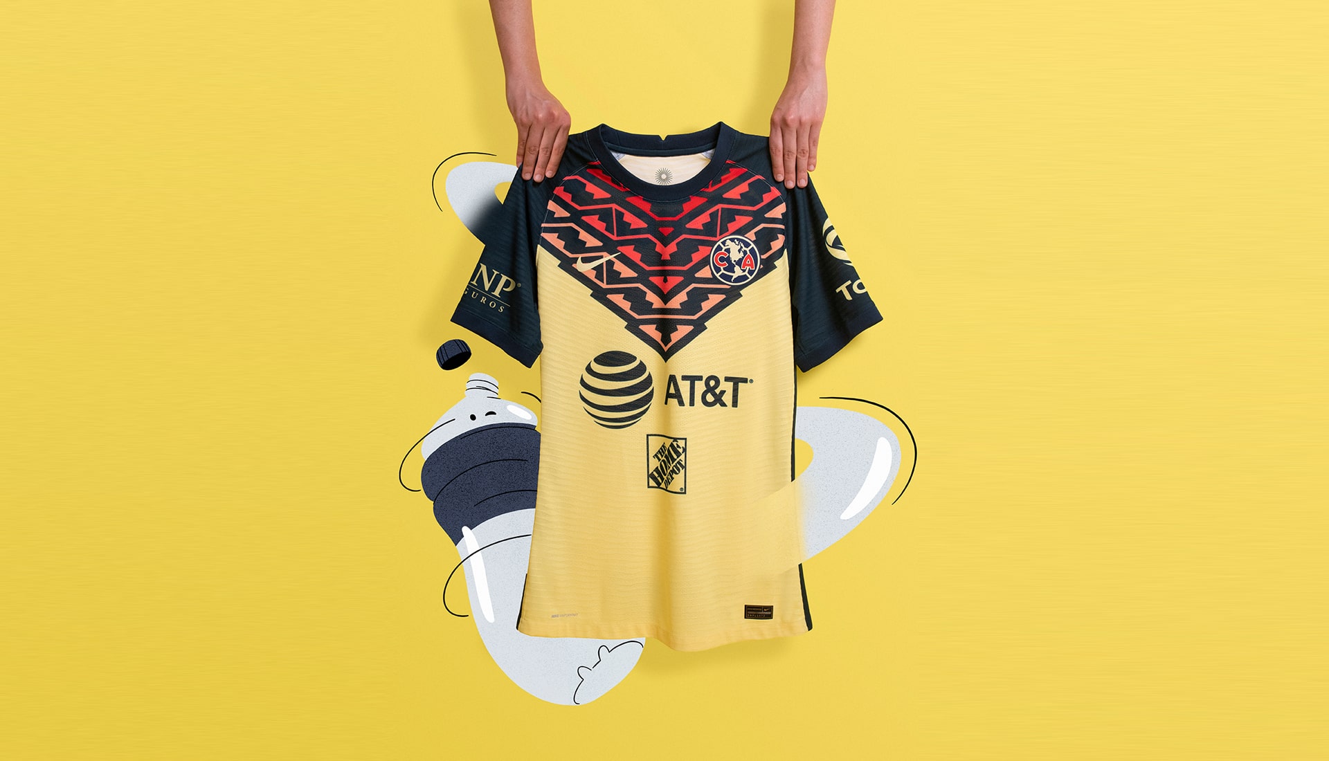 Nike Club America 2019-20 Home Stadium Jersey