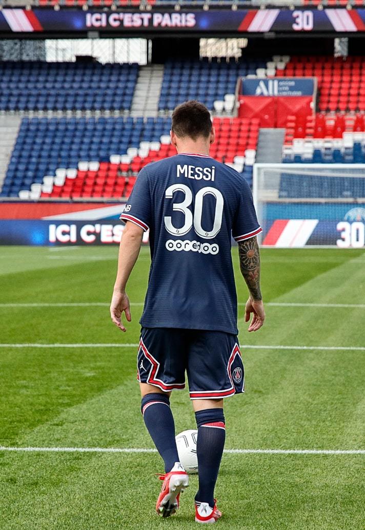 messi psg shirt