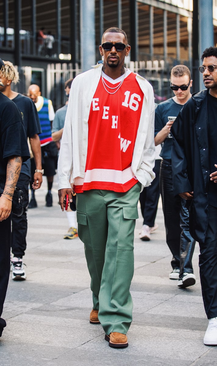 Footballers Out In Force For RHUDE’s SS23 Show In Paris - SoccerBible