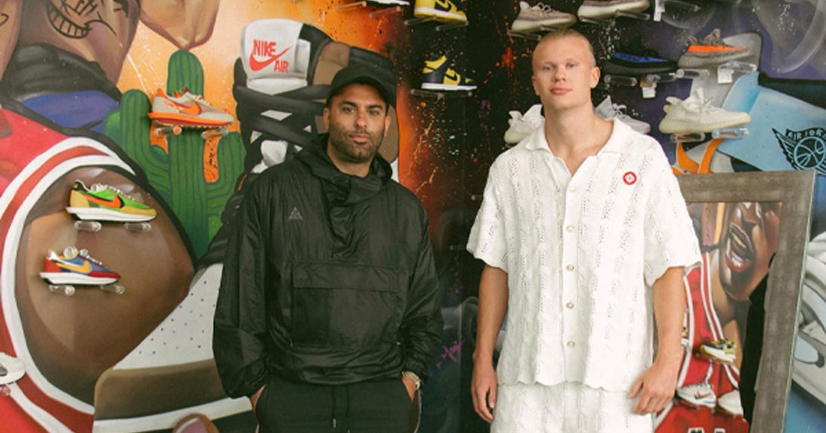 Erling Haaland Goes Sneaker Shopping With Complex - SoccerBible