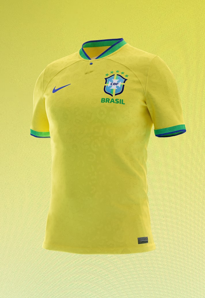 brazil world cup official jersey 2022