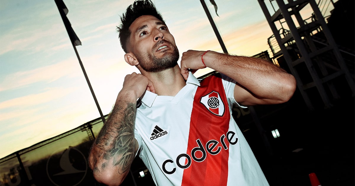 adidas launch River Plate 22/23 Home Shirt - SoccerBible