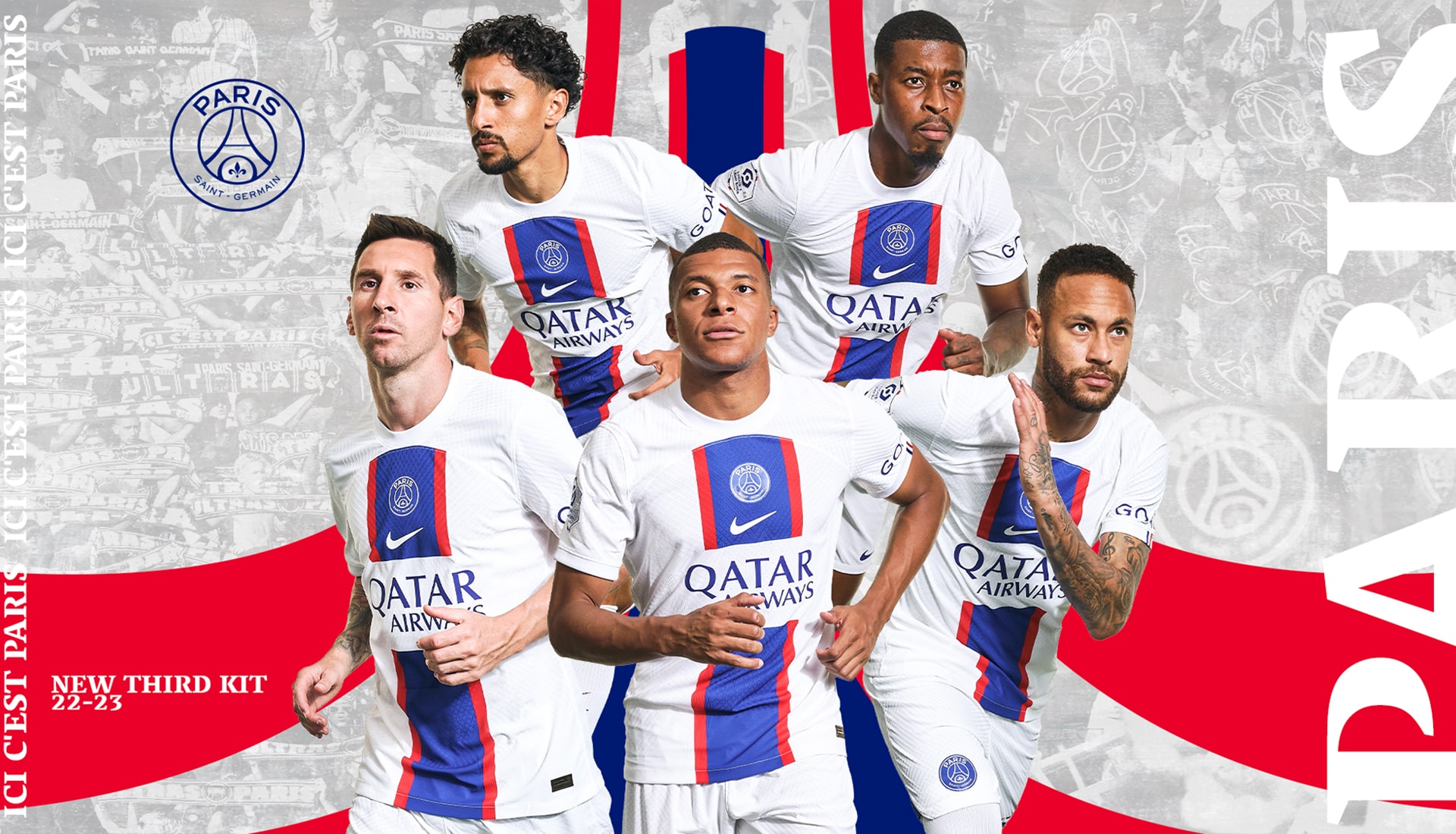 Nike Drop Off PSG's Clean Throwback Third Shirt and Wavey Warm Up