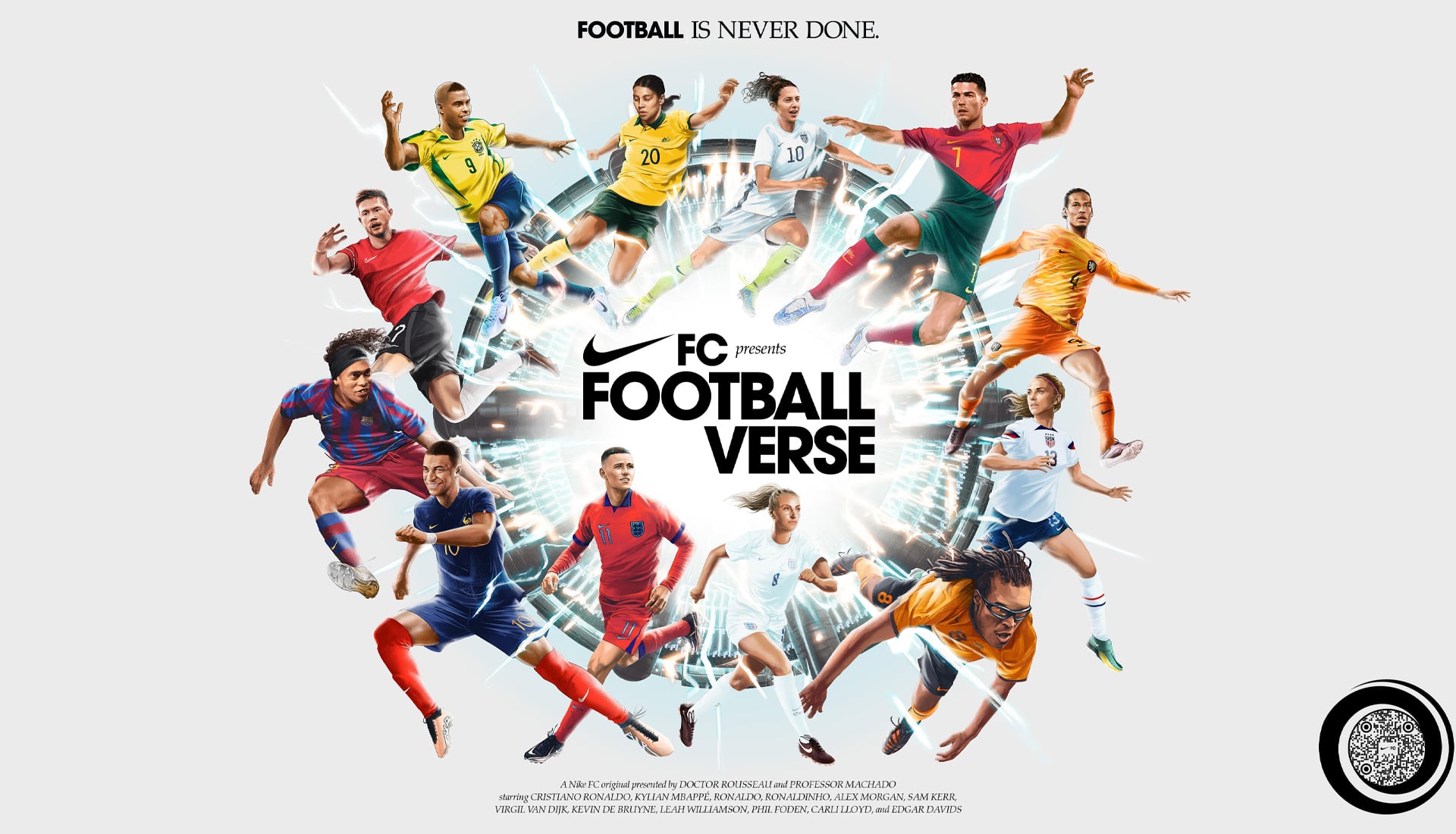 luces Disparates cómo utilizar Nike Throwback To Ads Of Old For 'Footballverse' - SoccerBible