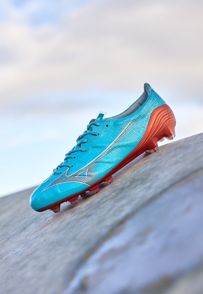 Mizuno Alpha Elite FG Azure Blue - Blue/White/Copper