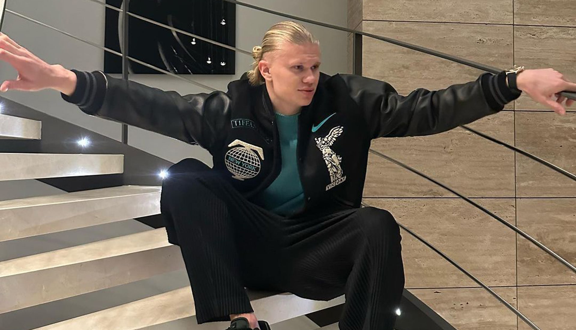 Haaland Wears Nike AF-1 x Tiffany & Co. '1837' 'Friends & Family