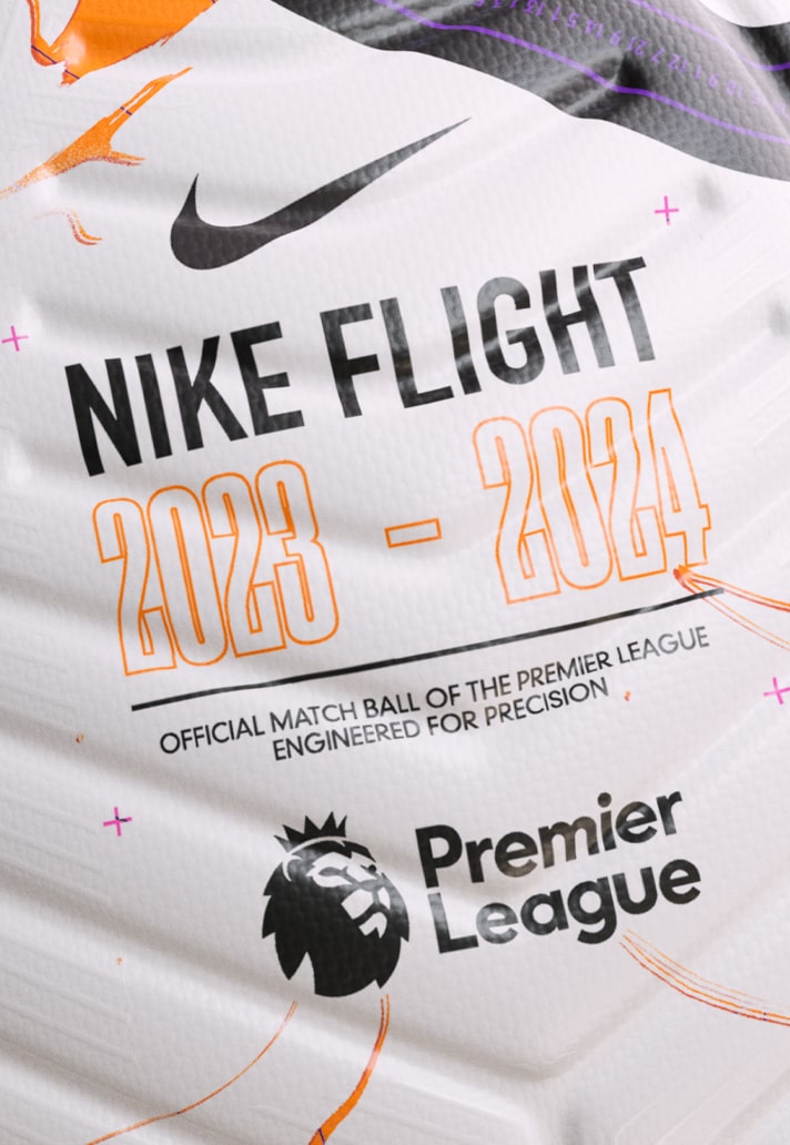 Nike Premier League 2023/24 Flight Match Ball White/Orange/Black