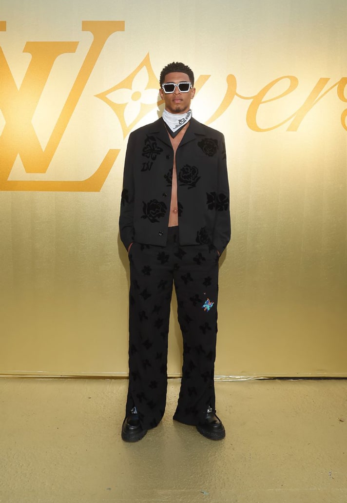 Marcus Rashford at the Louis Vuitton Men's Spring-Summer 2024 Show -  Alexander Magazine