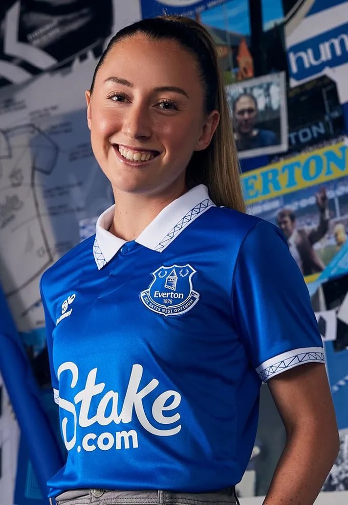 hummel发布埃弗顿23/24主场球衣