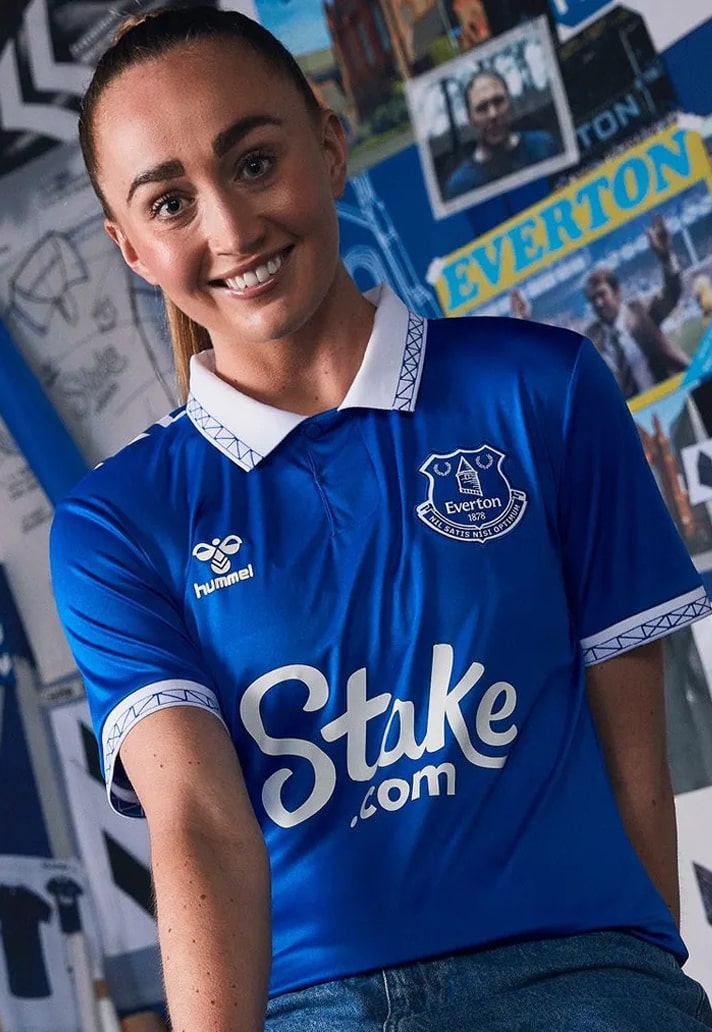 hummel发布埃弗顿23/24主场球衣