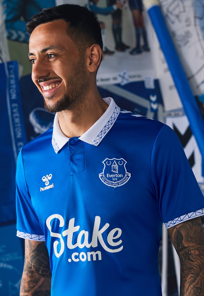 hummel发布埃弗顿23/24主场球衣