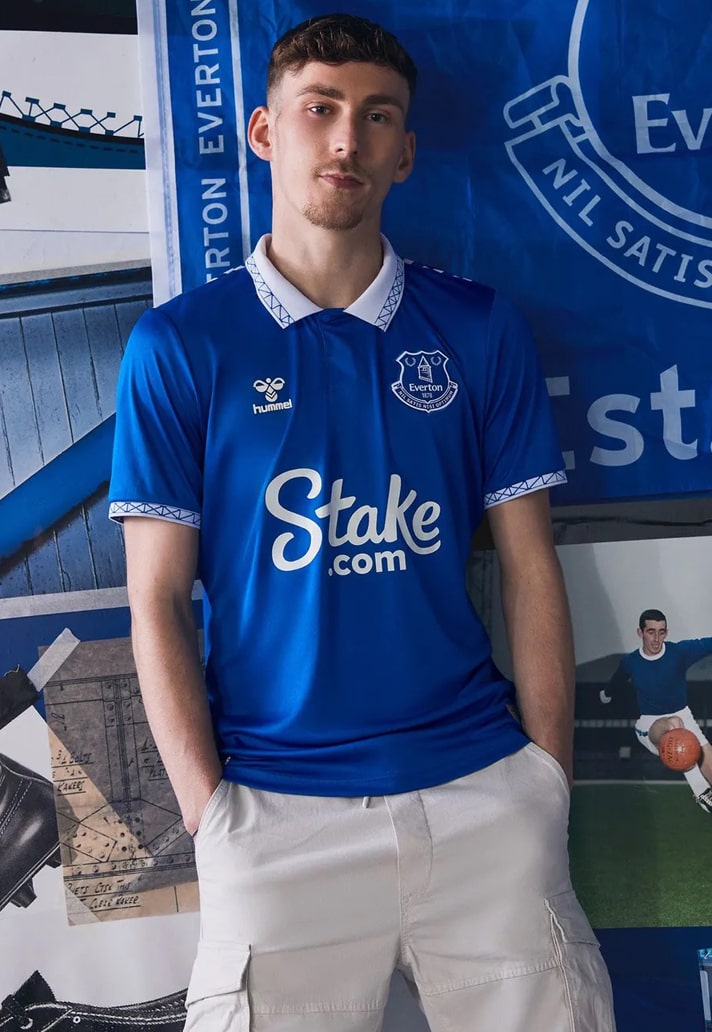 hummel发布埃弗顿23/24主场球衣