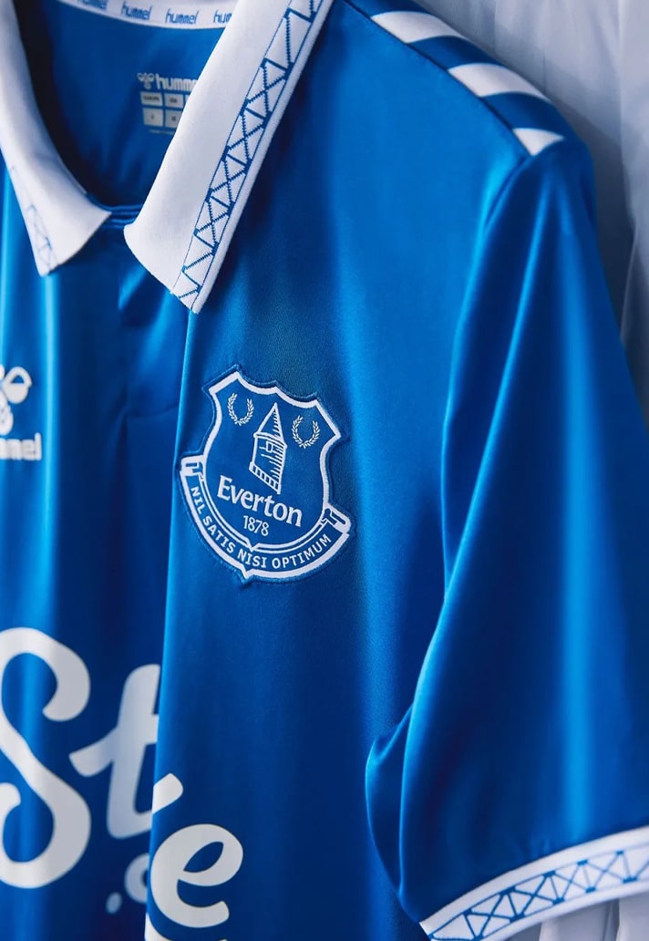 hummel发布埃弗顿23/24主场球衣