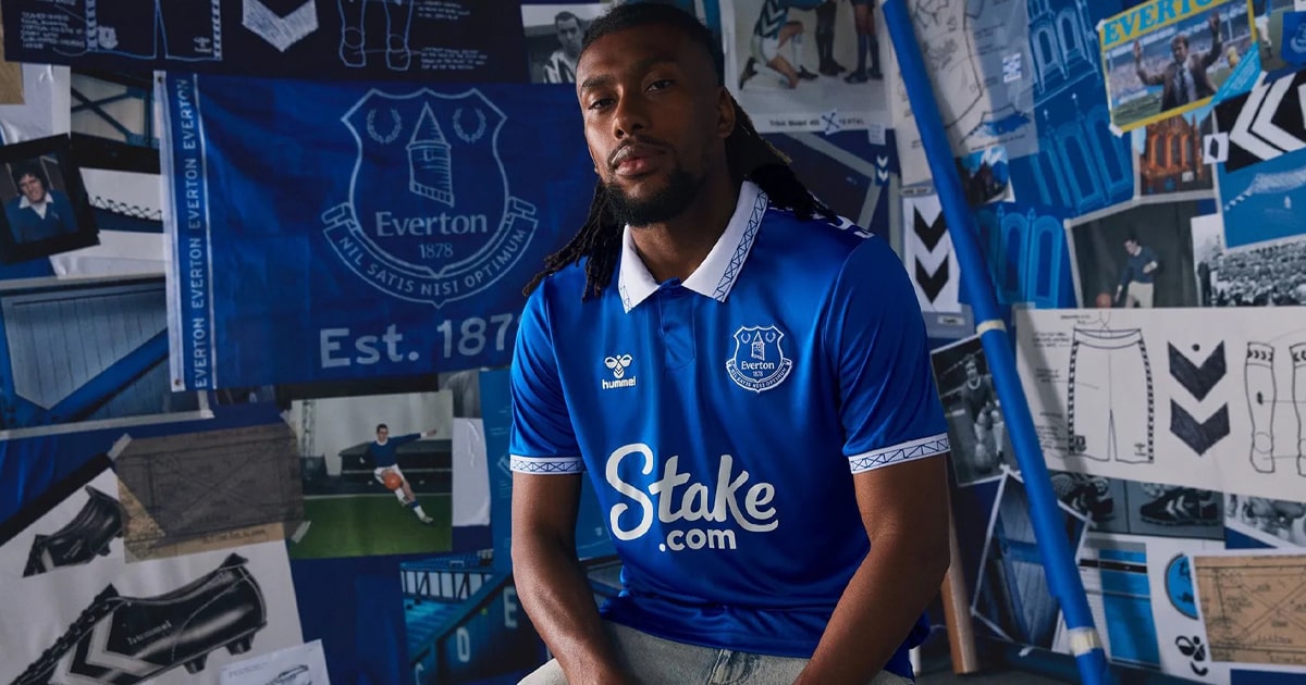 Hummel Drop Everton 23/24 Home Shirt - SoccerBible