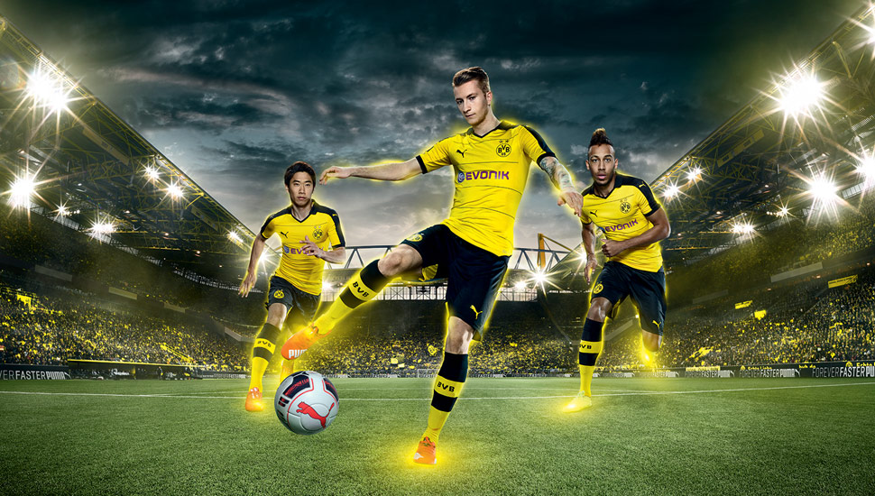 Borussia Dortmund 15/16 Home & Third by PUMA - SoccerBible