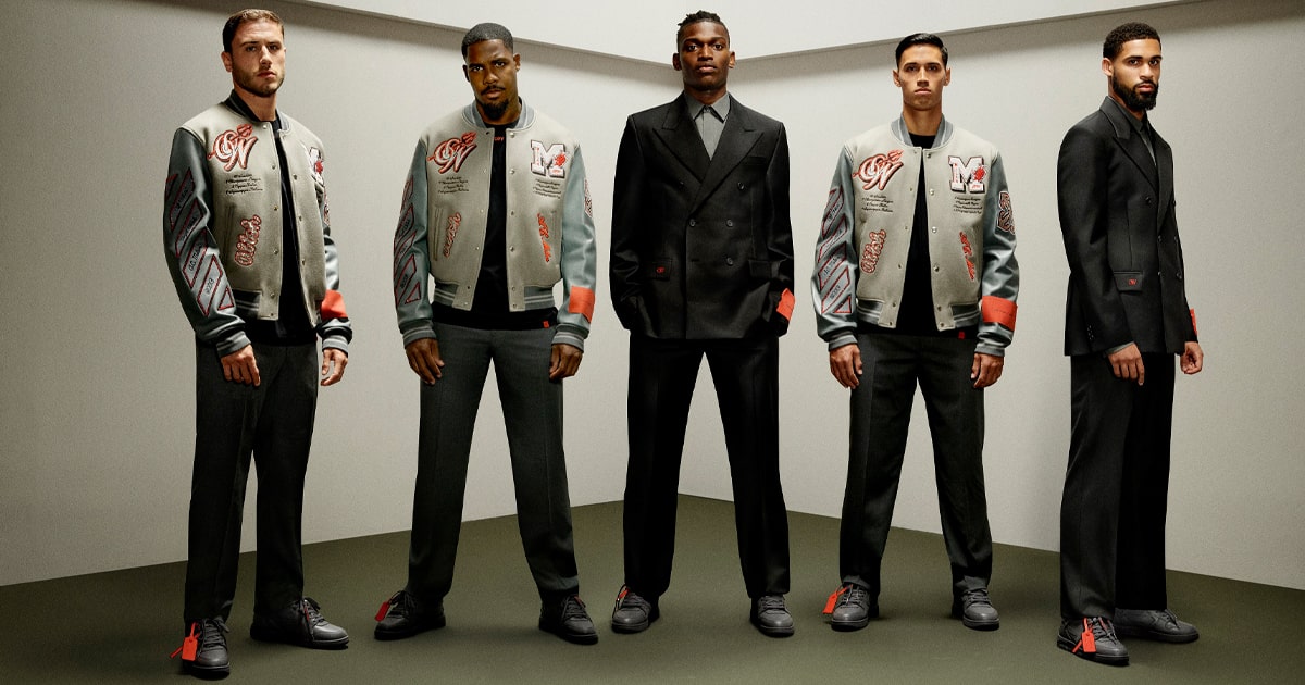 AC Milan & Off-White Unveil Second Off-Pitch Uniforms - SoccerBible