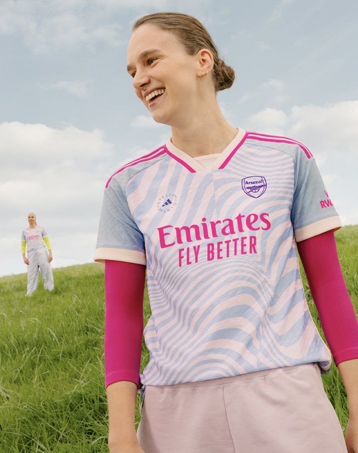 Stella McCartney designs leopard-print football kit for Arsenal