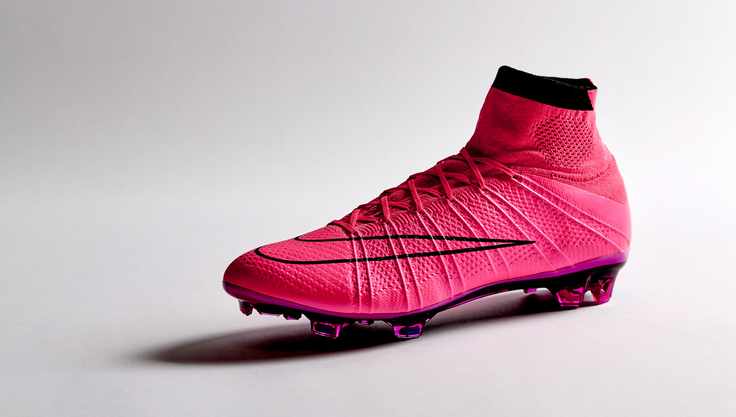 nike mercurial pink and yellow