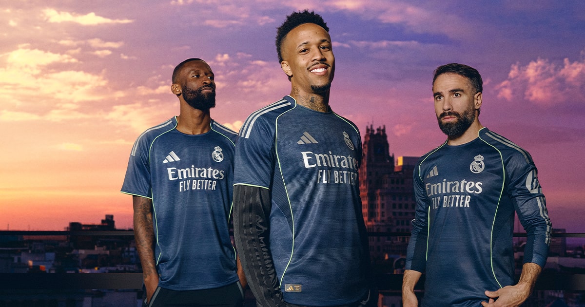 Real Madrid & adidas Officially Unveil New 25/26 Away Kit