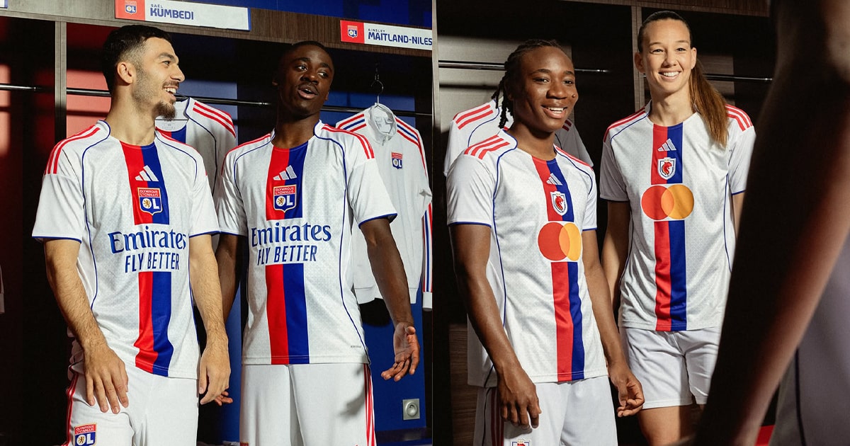 adidas & Olympique Lyon Channel Ancient Power For 25/26 Home Kit