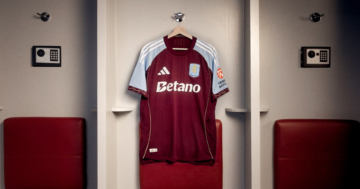 Aston Villa & adidas Drop Heritage-Rich Home Kit For 25/26 Season