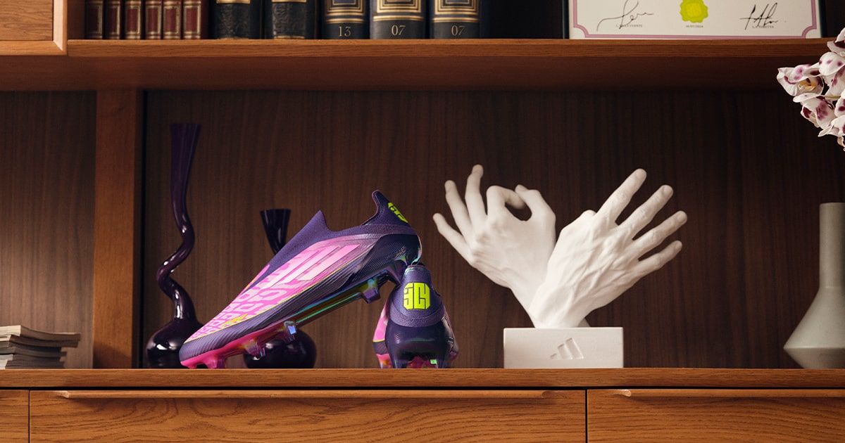 yama adidas F50 League Laceless Lamine Yamal FG Firm Ground Soccer