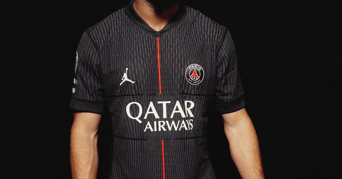 PSG x Jordan Drop A Couture-Cut Fourth Kit For 25/26