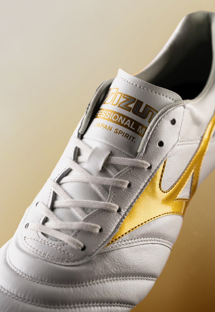Mizuno's 'Bright Gold' Pack Elevates Heritage with a Luxe Finish