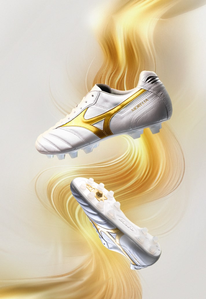 Mizuno's 'Bright Gold' Pack Elevates Heritage with a Luxe Finish