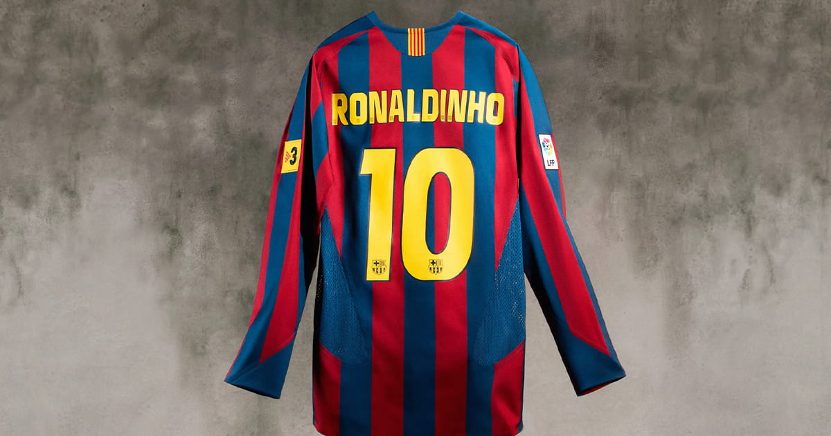 Nike's 2005/06 Barcelona Ronaldinho Reissue Jersey is Nostalgic