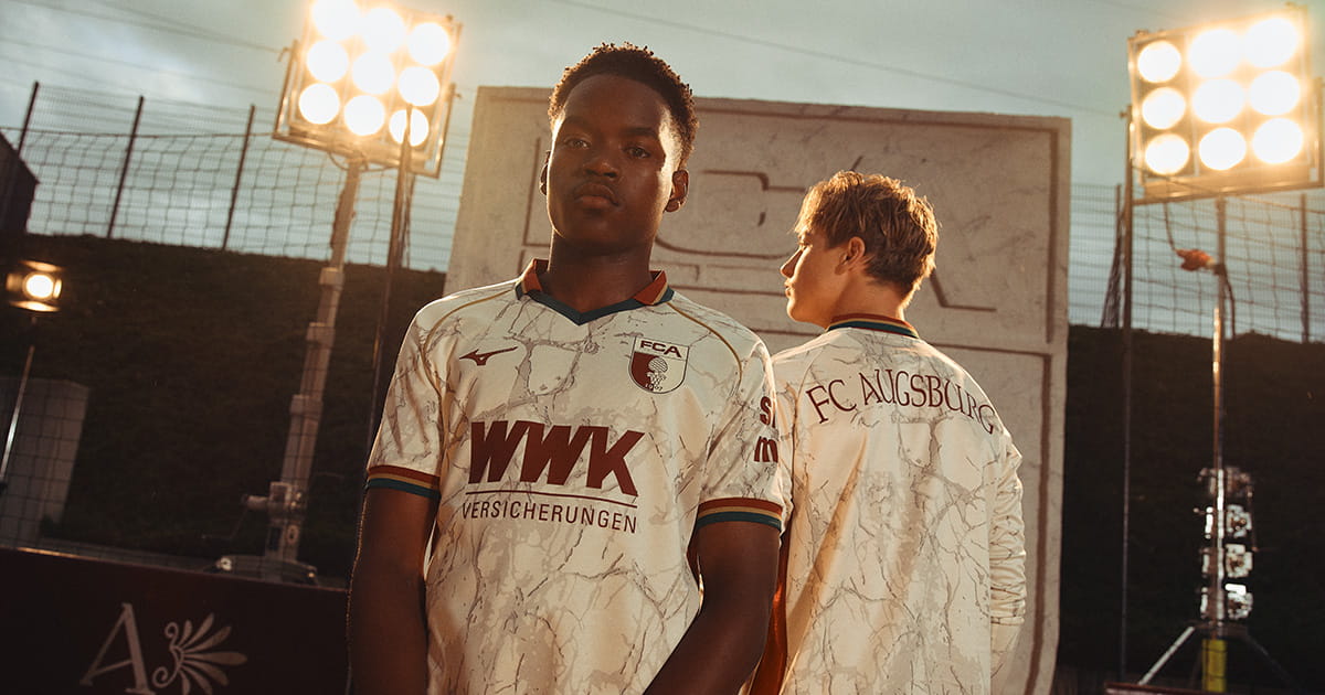 FC Augsburg & Mizuno's 26/27 Home Shirt Has Our Attention