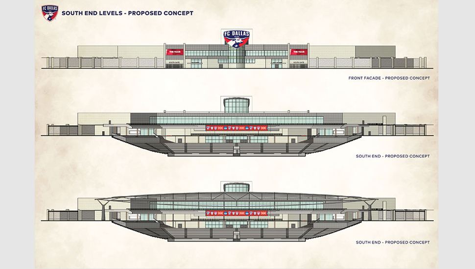 FC Dallas Soccer Field Map