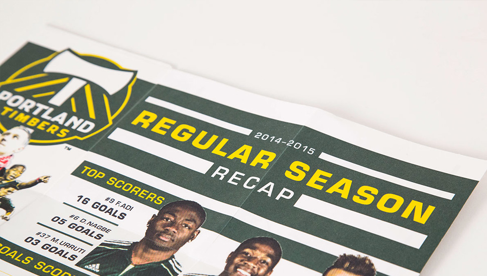 Portland Timbers Game Day Handout by Daniel Spurgin SoccerBible